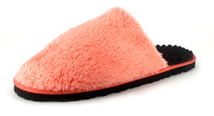 Bumpers massage slippers //  Black & Pink