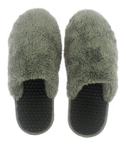 Load image into Gallery viewer, Bumpers massage slippers //  Black &amp; Grey